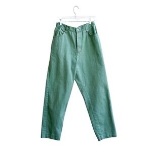 Vintage 80s/90s Gitano Teal High Waisted Tapered Mom Jean - Check‎ Measurements
